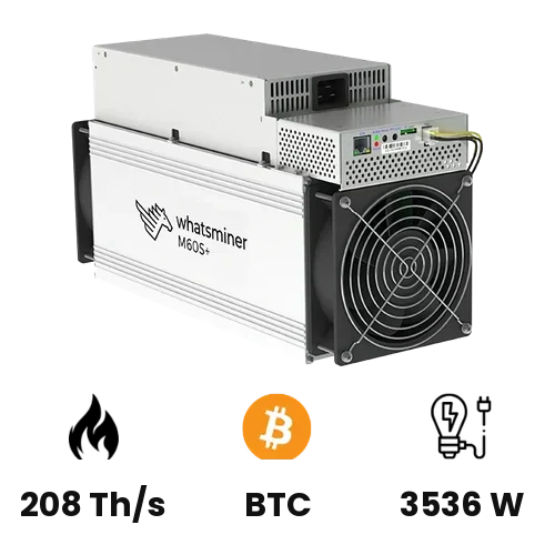 WhatsMiner M60S+ (208 Th)