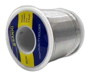 Fil de soudure SANKI à âme colophane, bobine 500 g