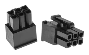 Fiche ATX 6 broches pour câble d&rsquo;alimentation double