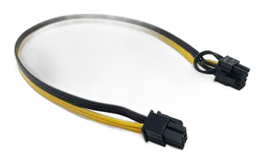 Cordon d’alimentation 6 vers 8 broches pour rig GPU