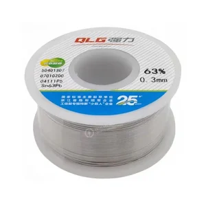 Fil de soudure Sn63 Pb37 0,3 mm pour travail de précision