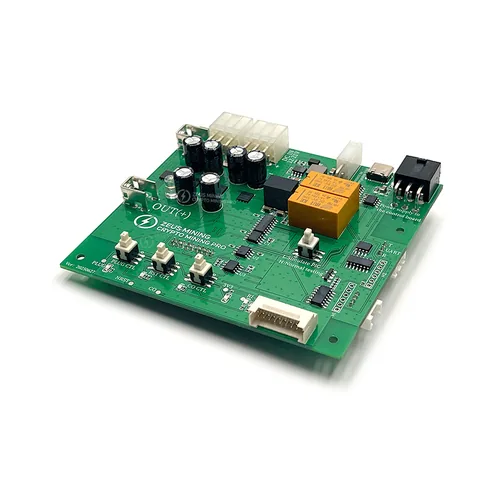 Carte d'evolution pour banc de test Antminer, carte electronique avec connecteurs